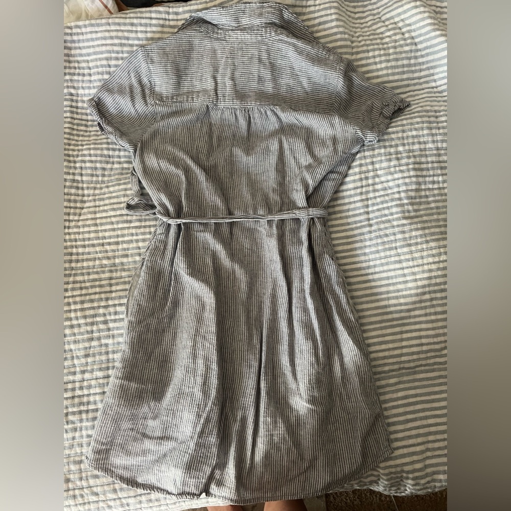 Abercrombie & Fitch Striped Short Sleeve Dress, Size small - Picture 3 of 3